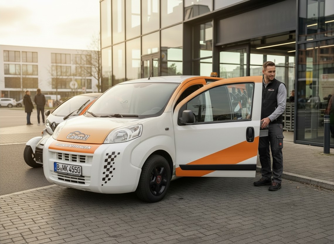 Hundekotmobil – Spezialfahrzeug mit Aufbau im Einsatzkontext